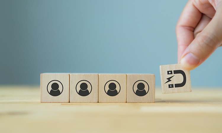 Connecting people as a group with magnetic power